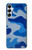 S2958 陸軍青迷彩 Army Blue Camo Camouflage Samsung Galaxy A05s バックケース、フリップケース・カバー