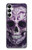 S3582 紫の頭蓋骨 Purple Sugar Skull Samsung Galaxy A05s バックケース、フリップケース・カバー