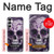 S3582 紫の頭蓋骨 Purple Sugar Skull Samsung Galaxy A05s バックケース、フリップケース・カバー