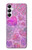 S3710 ピンクのラブハート Pink Love Heart Samsung Galaxy A05s バックケース、フリップケース・カバー