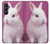 S3870 かわいい赤ちゃんバニー Cute Baby Bunny Samsung Galaxy A05s バックケース、フリップケース・カバー