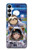 S3915 アライグマの女子 赤ちゃんナマケモノ宇宙飛行士スーツ Raccoon Girl Baby Sloth Astronaut Suit Samsung Galaxy A05s バックケース、フリップケース・カバー