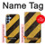 S2231 黄色と黒のラインハザードストライプ Yellow and Black Line Hazard Striped Samsung Galaxy A15 5G バックケース、フリップケース・カバー