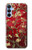 S2414 赤開花アーモンドの木 フィンセント・ファン・ゴッホ Red Blossoming Almond Tree Van Gogh Samsung Galaxy A15 5G バックケース、フリップケース・カバー