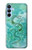 S2653 ドラゴングリーンターコイズストーングラフィックプリント Chinese Dragon Green Turquoise Stone Graphic Printed Samsung Galaxy A15 5G バックケース、フリップケース・カバー