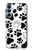 S2904 犬ポウ Dog Paw Prints Samsung Galaxy A15 5G バックケース、フリップケース・カバー