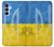 S3006 ウクライナサッカー Ukraine Football Soccer Flag Samsung Galaxy A15 5G バックケース、フリップケース・カバー