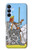 S3068 タロットカード ソードの女王 Tarot Card Queen of Swords Samsung Galaxy A15 5G バックケース、フリップケース・カバー