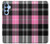 S3091 ピンクの模様のパターン Pink Plaid Pattern Samsung Galaxy A15 5G バックケース、フリップケース・カバー
