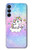 S3256 かわいいユニコーンの漫画 Cute Unicorn Cartoon Samsung Galaxy A15 5G バックケース、フリップケース・カバー