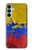 S3306 コロンビアの旗ビンテージフットボールのグラフィック Colombia Flag Vintage Football Graphic Samsung Galaxy A15 5G バックケース、フリップケース・カバー