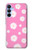 S3500 ピンクの花柄 Pink Floral Pattern Samsung Galaxy A15 5G バックケース、フリップケース・カバー