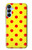 S3526 赤い水玉 Red Spot Polka Dot Samsung Galaxy A15 5G バックケース、フリップケース・カバー