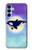 S3807 キラーホエールオルカ月パステルファンタジー Killer Whale Orca Moon Pastel Fantasy Samsung Galaxy A15 5G バックケース、フリップケース・カバー