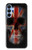 S3848 イギリスの旗の頭蓋骨 United Kingdom Flag Skull Samsung Galaxy A15 5G バックケース、フリップケース・カバー