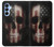 S3850 アメリカの国旗の頭蓋骨 American Flag Skull Samsung Galaxy A15 5G バックケース、フリップケース・カバー