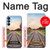 S3866 鉄道直線線路 Railway Straight Train Track Samsung Galaxy A15 5G バックケース、フリップケース・カバー