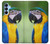 S3888 コンゴウインコの顔の鳥 Macaw Face Bird Samsung Galaxy A15 5G バックケース、フリップケース・カバー