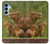 S3917 カピバラの家族 巨大モルモット Capybara Family Giant Guinea Pig Samsung Galaxy A15 5G バックケース、フリップケース・カバー