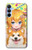 S3918 赤ちゃんコーギー犬コーギー女の子キャンディー Baby Corgi Dog Corgi Girl Candy Samsung Galaxy A15 5G バックケース、フリップケース・カバー