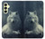 S1516 ホワイトウルフ White Wolf Samsung Galaxy A25 5G バックケース、フリップケース・カバー