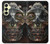 S1685 スチームパンク 頭蓋骨 Steampunk Skull Head Samsung Galaxy A25 5G バックケース、フリップケース・カバー