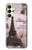 S2211 パリエッフェル塔ポストカード Paris Postcard Eiffel Tower Samsung Galaxy A25 5G バックケース、フリップケース・カバー