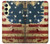 S2349 古いアメリカの国旗 Old American Flag Samsung Galaxy A25 5G バックケース、フリップケース・カバー
