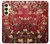 S2414 赤開花アーモンドの木 フィンセント・ファン・ゴッホ Red Blossoming Almond Tree Van Gogh Samsung Galaxy A25 5G バックケース、フリップケース・カバー