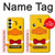 S2760 イエロー アヒル タキシード 漫画 Yellow Duck Tuxedo Cartoon Samsung Galaxy A25 5G バックケース、フリップケース・カバー