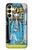 S2837 タロットカード 女教皇 The High Priestess Vintage Tarot Card Samsung Galaxy A25 5G バックケース、フリップケース・カバー
