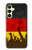 S2966 ドイツサッカー Germany Football Soccer Flag Samsung Galaxy A25 5G バックケース、フリップケース・カバー