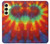 S2985 絞り染めカラー Colorful Tie Dye Texture Samsung Galaxy A25 5G バックケース、フリップケース・カバー