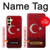 S2991 七面鳥サッカー Turkey Football Soccer Flag Samsung Galaxy A25 5G バックケース、フリップケース・カバー