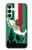 S2994 メキシコサッカー Mexico Football Soccer Map Flag Samsung Galaxy A25 5G バックケース、フリップケース・カバー