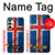 S3000 アイスランドサッカー Iceland Football Soccer Flag Samsung Galaxy A25 5G バックケース、フリップケース・カバー