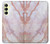 S3482 ピンクの大理石のグラフィックプリント Soft Pink Marble Graphic Print Samsung Galaxy A25 5G バックケース、フリップケース・カバー