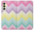 S3514 虹色ジグザグ Rainbow Zigzag Samsung Galaxy A25 5G バックケース、フリップケース・カバー