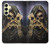 S3594 死神ポーカー Grim Reaper Wins Poker Samsung Galaxy A25 5G バックケース、フリップケース・カバー