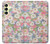 S3688 花の花のアートパターン Floral Flower Art Pattern Samsung Galaxy A25 5G バックケース、フリップケース・カバー