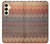 S3752 ジグザグ生地パターングラフィックプリント Zigzag Fabric Pattern Graphic Printed Samsung Galaxy A25 5G バックケース、フリップケース・カバー