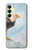 S3843 白頭ワシと氷 Bald Eagle On Ice Samsung Galaxy A25 5G バックケース、フリップケース・カバー