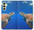 S3898 ウミガメ Sea Turtle Samsung Galaxy A25 5G バックケース、フリップケース・カバー