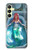 S3911 可愛いリトルマーメイド アクアスパ Cute Little Mermaid Aqua Spa Samsung Galaxy A25 5G バックケース、フリップケース・カバー