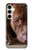 S0519 ピットブルの顔 PitBull Face Samsung Galaxy A35 5G バックケース、フリップケース・カバー