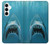 S0830 白いサメ White Shark Samsung Galaxy A35 5G バックケース、フリップケース・カバー
