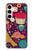 S2353 パリ漫画ヴィンテージのパターン Paris Cartoon Vintage Pattern Samsung Galaxy A35 5G バックケース、フリップケース・カバー
