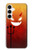 S2454 可愛い赤い小悪魔漫画 Red Cute Little Devil Cartoon Samsung Galaxy A35 5G バックケース、フリップケース・カバー