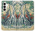 S2491 北斎 霧降の滝 Hokusai Kirifuri Waterfall at Kurokami Mountain Samsung Galaxy A35 5G バックケース、フリップケース・カバー