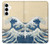 S2790 北斎 神奈川沖浪裏 Hokusai Under The Wave off Kanagawa Samsung Galaxy A35 5G バックケース、フリップケース・カバー
